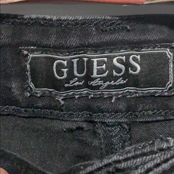Black guess skinny jeans size 29